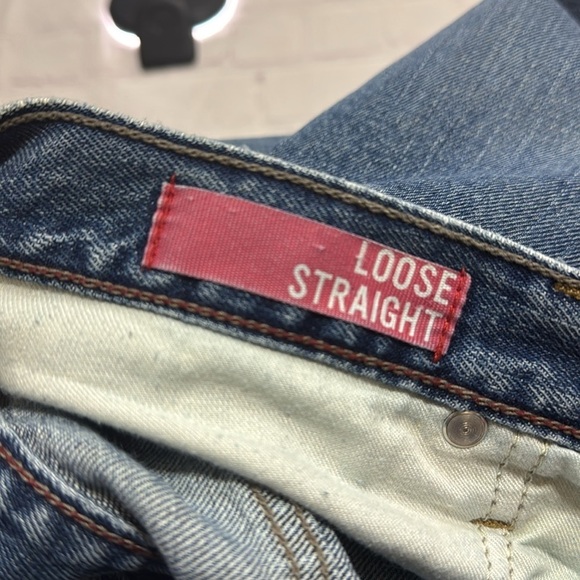 Arizona Jean Co Men’s loose straight fit denim pants size 40x30 Vintage 90s y2k - Picture 8 of 8